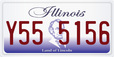 IL license plate Y555156
