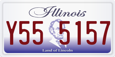 IL license plate Y555157