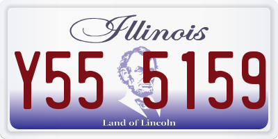 IL license plate Y555159