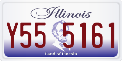 IL license plate Y555161
