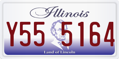 IL license plate Y555164