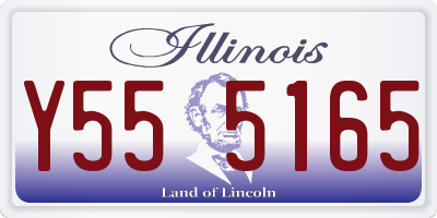 IL license plate Y555165