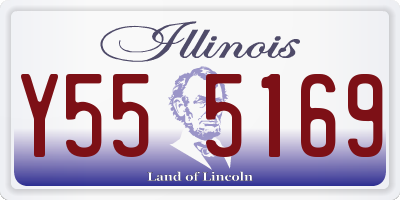 IL license plate Y555169