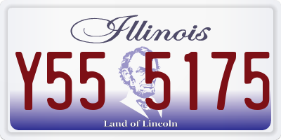 IL license plate Y555175