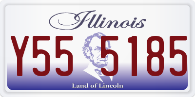 IL license plate Y555185