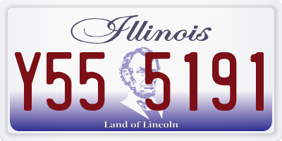 IL license plate Y555191