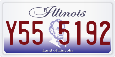 IL license plate Y555192