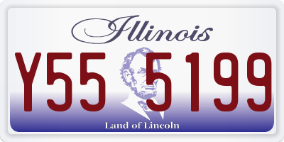 IL license plate Y555199