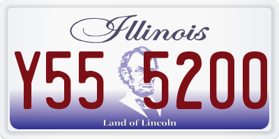 IL license plate Y555200