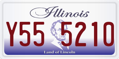 IL license plate Y555210