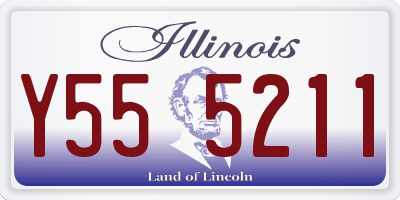 IL license plate Y555211