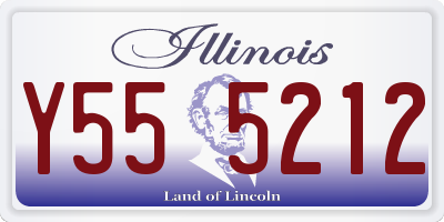 IL license plate Y555212