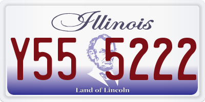 IL license plate Y555222
