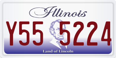 IL license plate Y555224