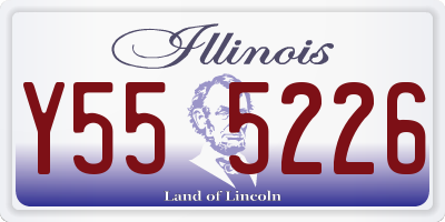 IL license plate Y555226