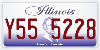 IL license plate Y555228
