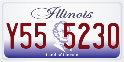 IL license plate Y555230