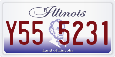 IL license plate Y555231
