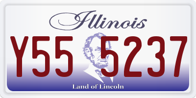 IL license plate Y555237