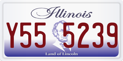 IL license plate Y555239