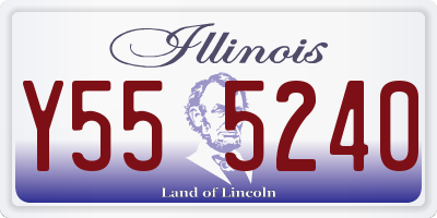 IL license plate Y555240