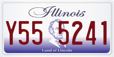 IL license plate Y555241