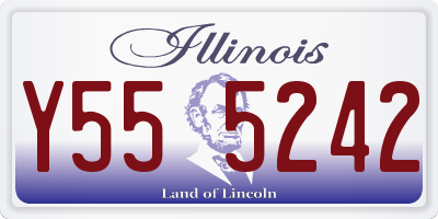 IL license plate Y555242