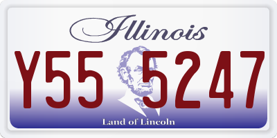 IL license plate Y555247