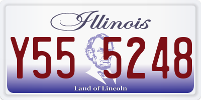 IL license plate Y555248