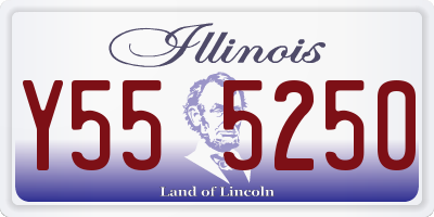 IL license plate Y555250
