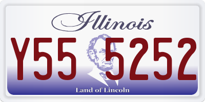 IL license plate Y555252