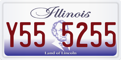 IL license plate Y555255