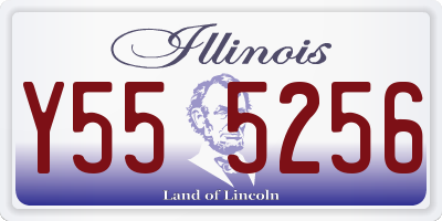 IL license plate Y555256