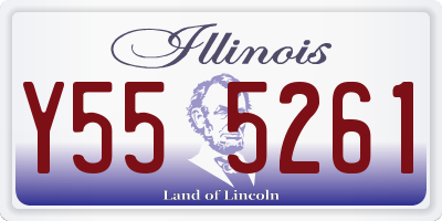 IL license plate Y555261
