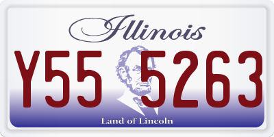 IL license plate Y555263