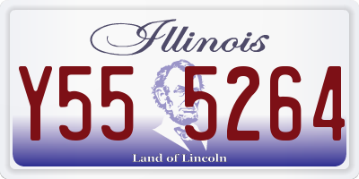 IL license plate Y555264
