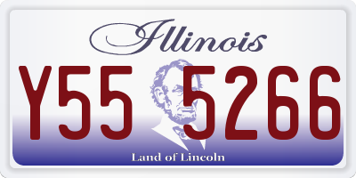 IL license plate Y555266