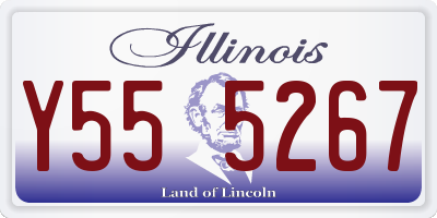 IL license plate Y555267