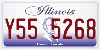 IL license plate Y555268