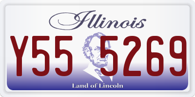 IL license plate Y555269