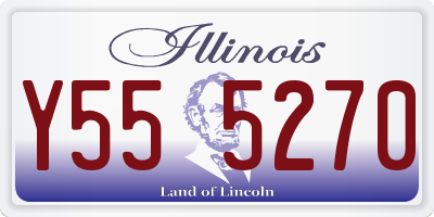 IL license plate Y555270