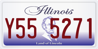 IL license plate Y555271