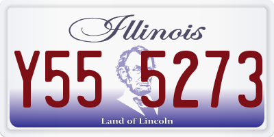IL license plate Y555273