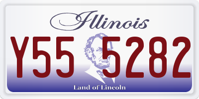 IL license plate Y555282