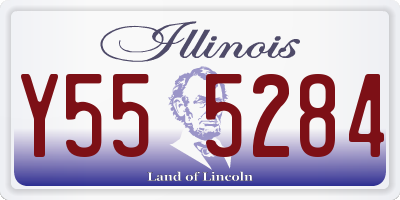 IL license plate Y555284