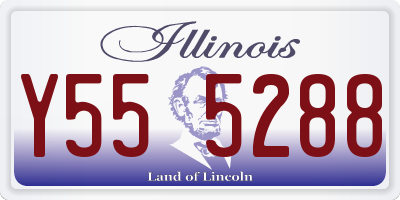 IL license plate Y555288