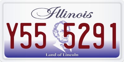 IL license plate Y555291