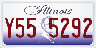 IL license plate Y555292