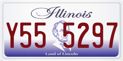 IL license plate Y555297