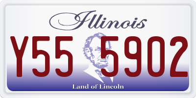 IL license plate Y555902